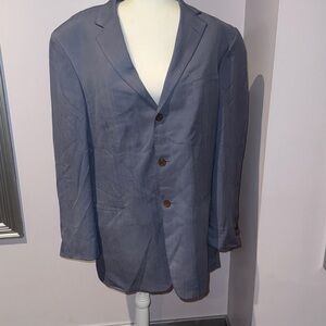 Joseph & Feiss Sport Coat Blazer 100%silk  Sz 44L